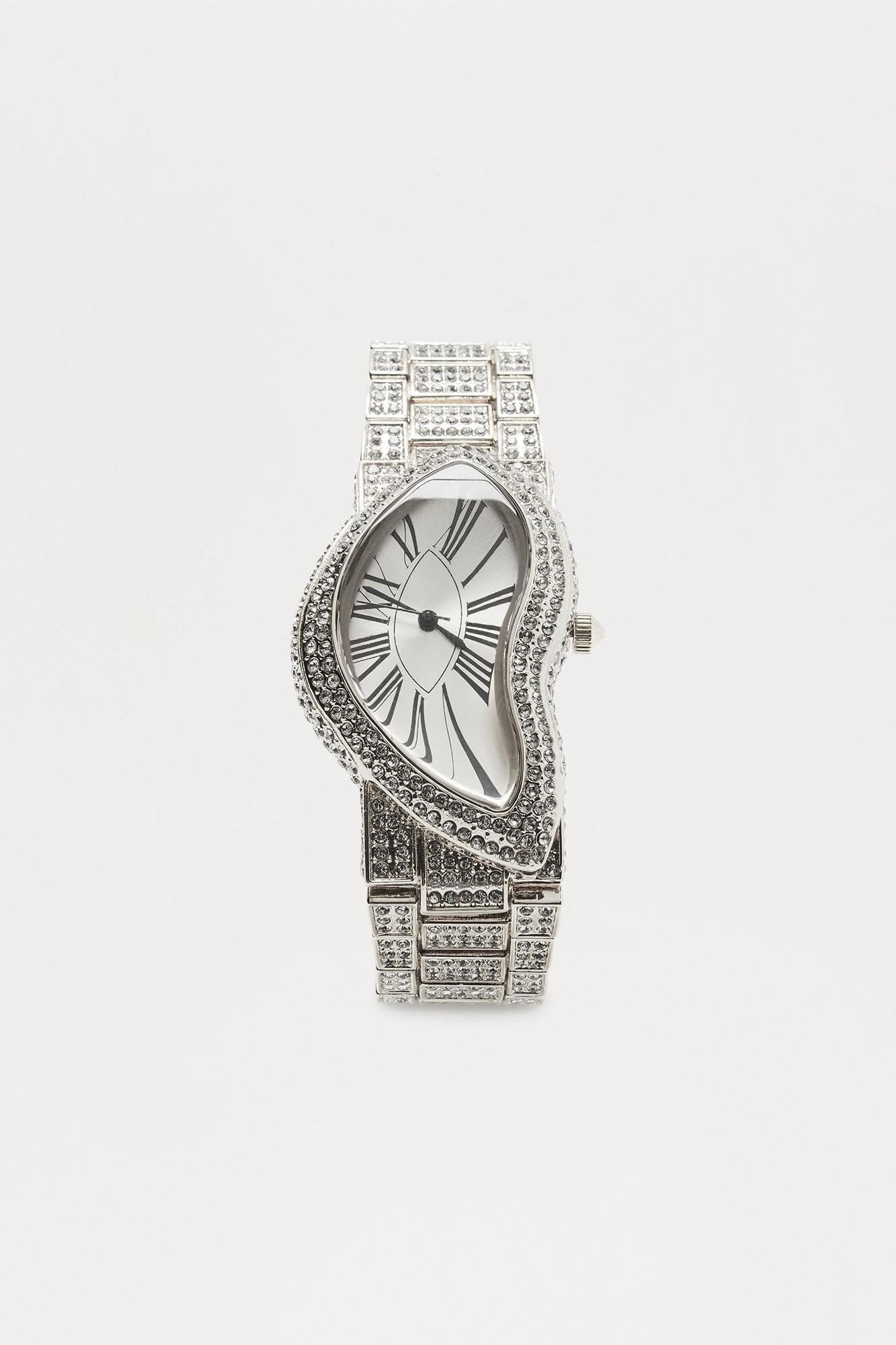 Abstract Mens Watch - Silver Male Product Image