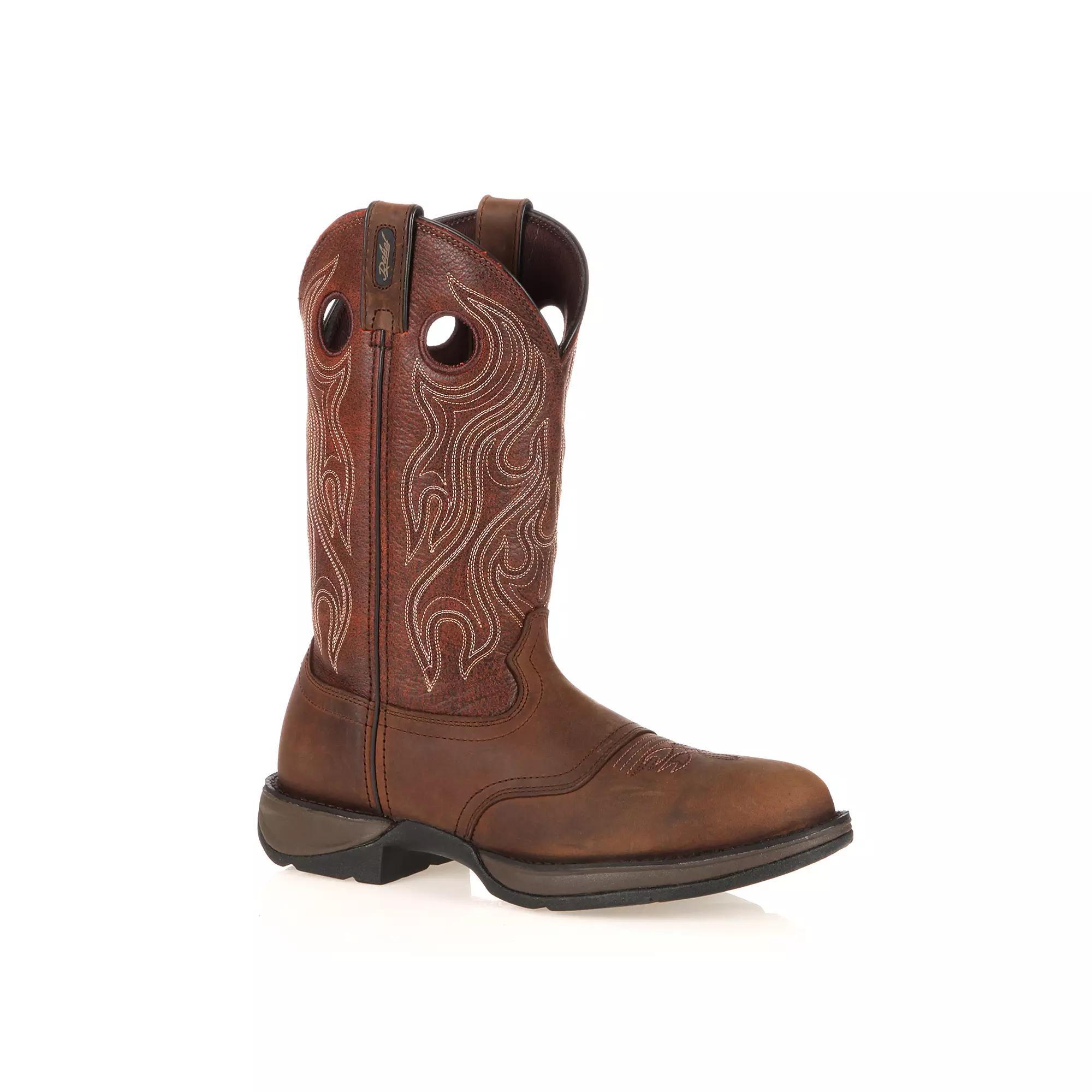 Durango Rebel Men's 11-in. Western Work Boots, Size: 8.5 Medium, Dusk Brown Product Image