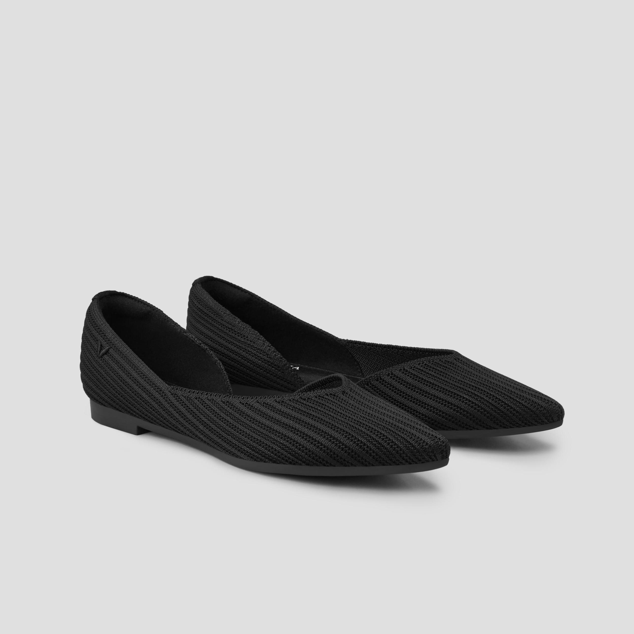Pointed-Toe D'Orsay Flats (Melia) Product Image
