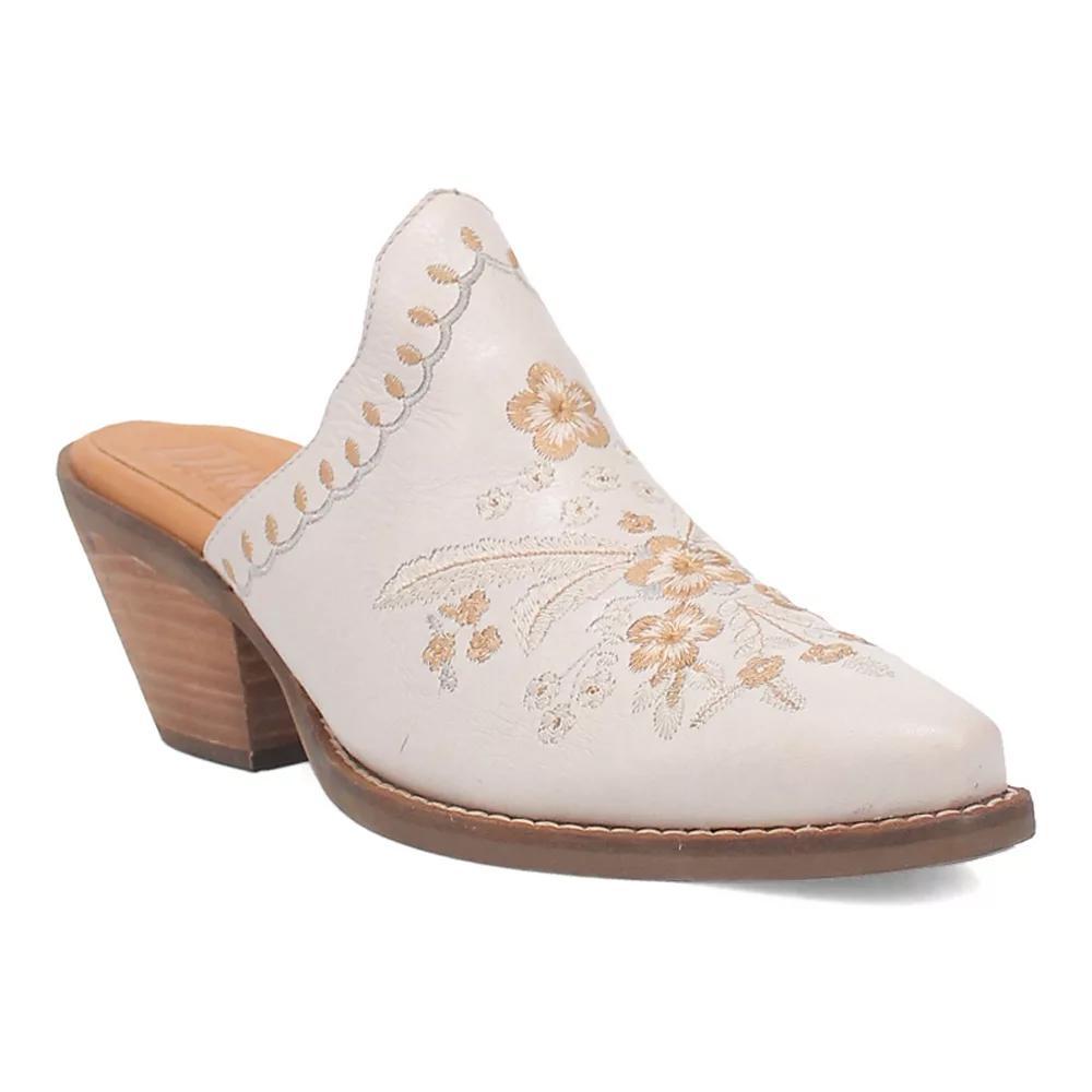 Dingo Wildflower Womens Leather Mules Product Image