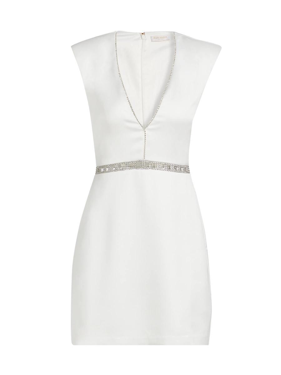 Womens Teigan Satin Embellished Minidress Product Image