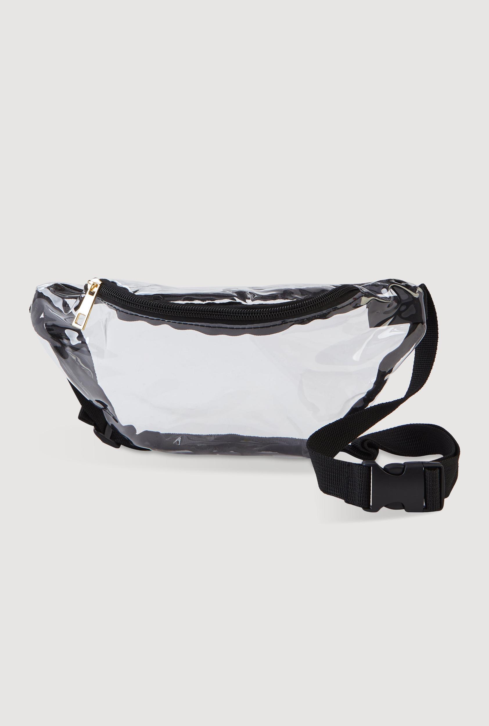 Contrast Trim Clear Fanny Pack Unisex Product Image
