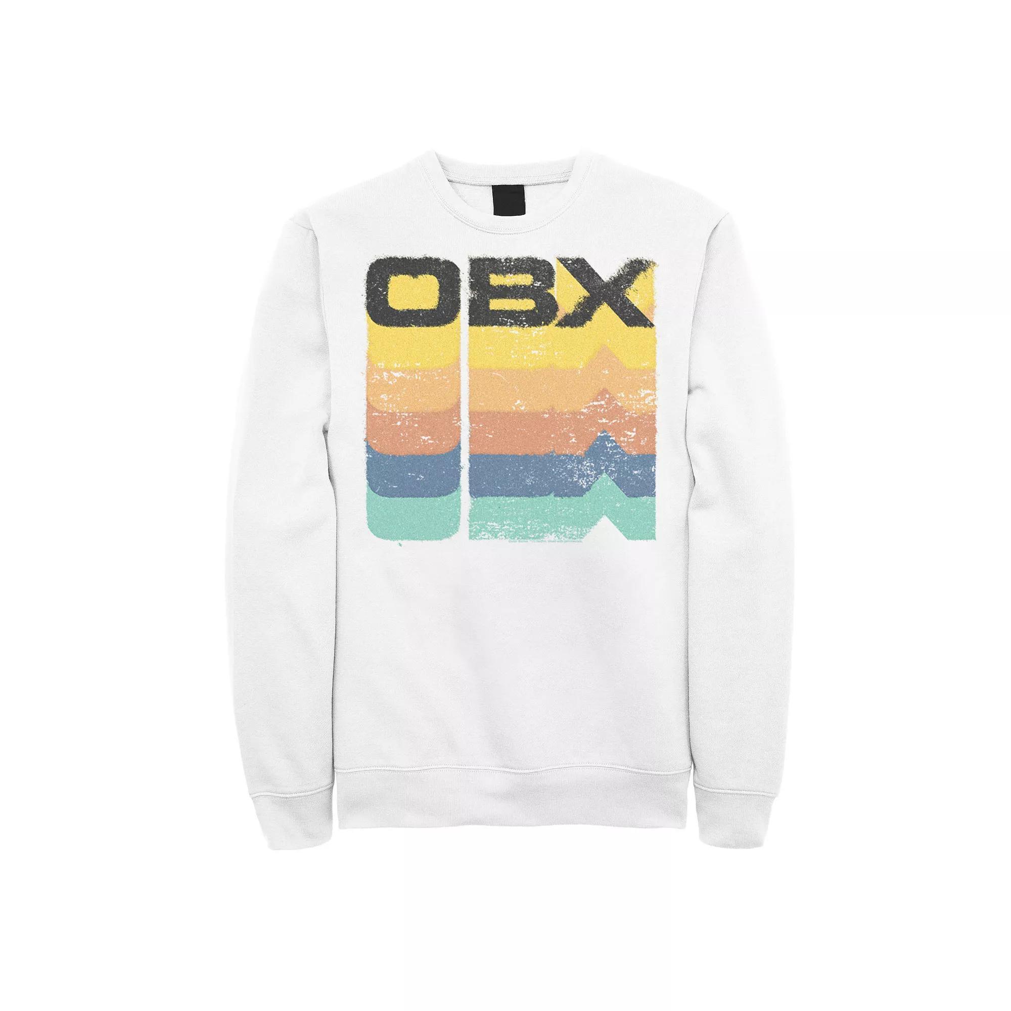 Men's Outer Banks OBX Logo Sweatshirt, Boy's, Size: XXL, White Product Image