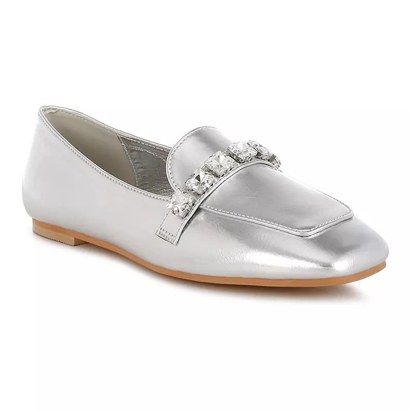 Rag & Co Celosia Women's Loafers, Size: 8, Silver Product Image