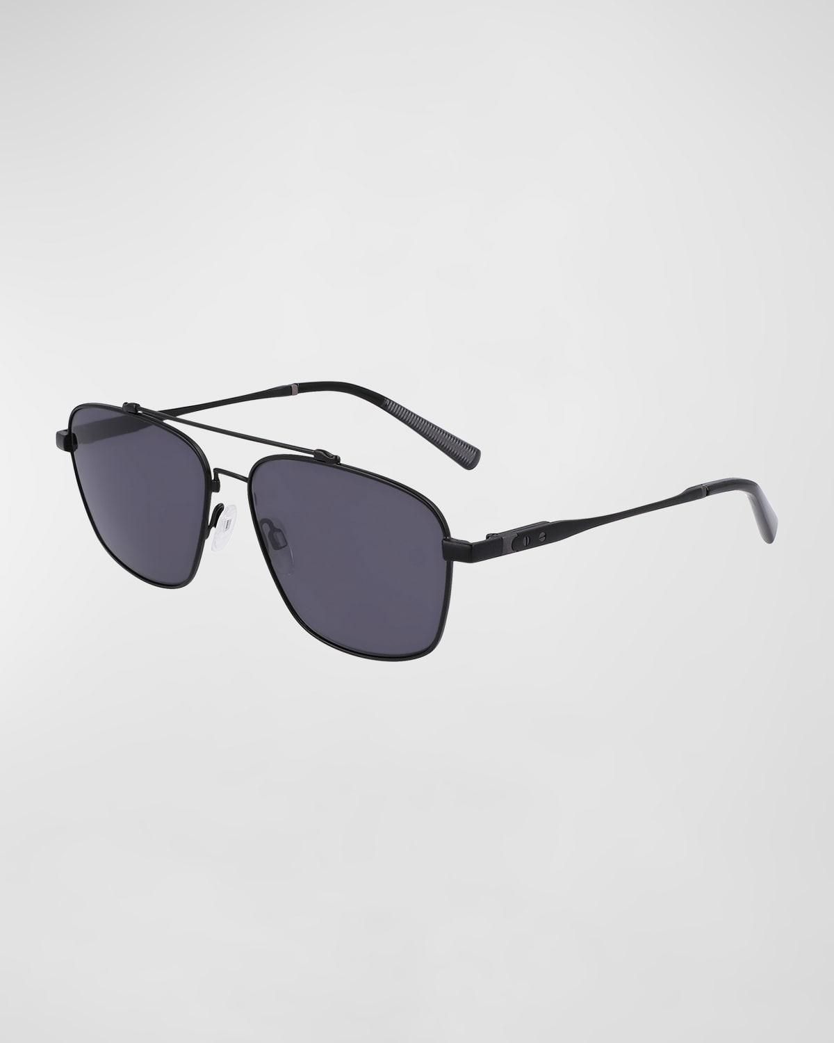 Mens 55MM Round Sunglasses Product Image