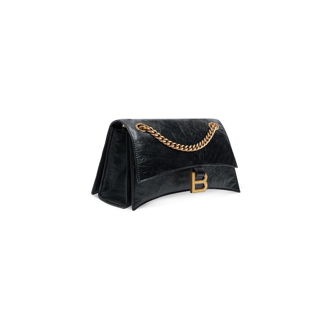 Women's Crush Chain Bag Small in Black Product Image