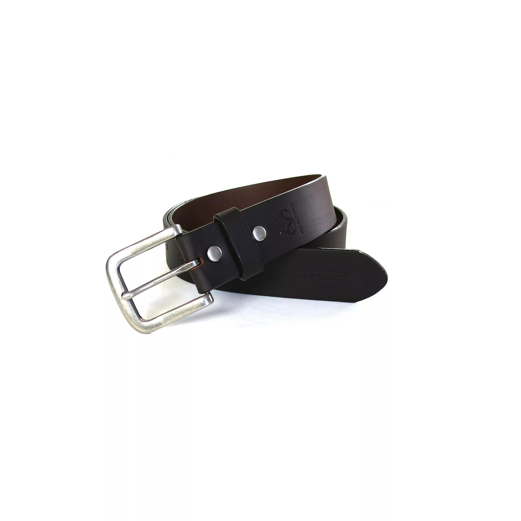 Men's Realtree Country Smooth Deep Brown Leather Belt, Size: 38 Product Image