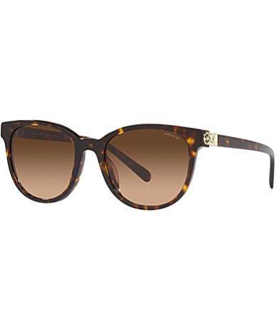 COACH Womens HC8350U 54mm Round Sunglasses Product Image