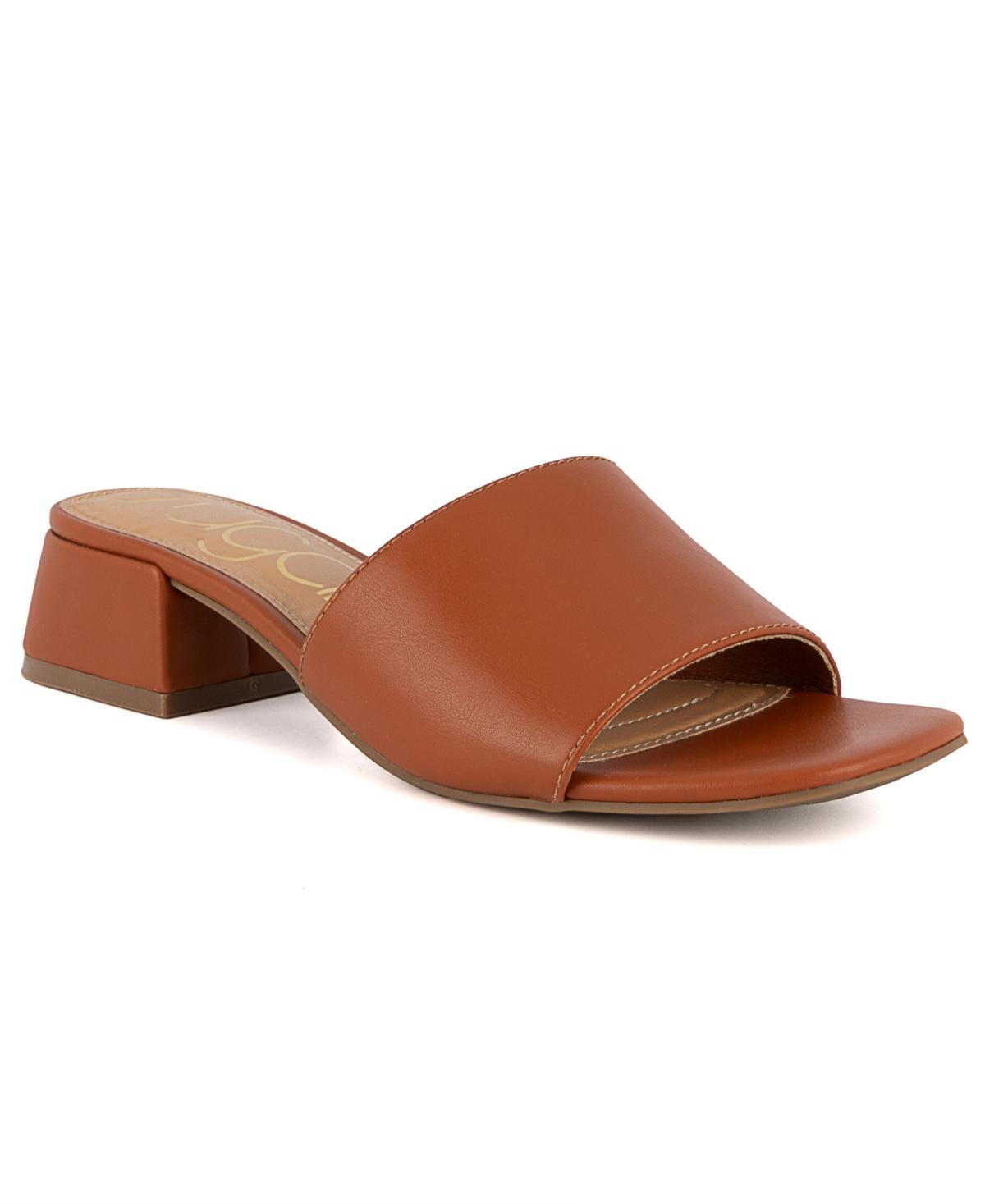 sugar Uniform 3 Womens Block Heel Sandals Red Product Image