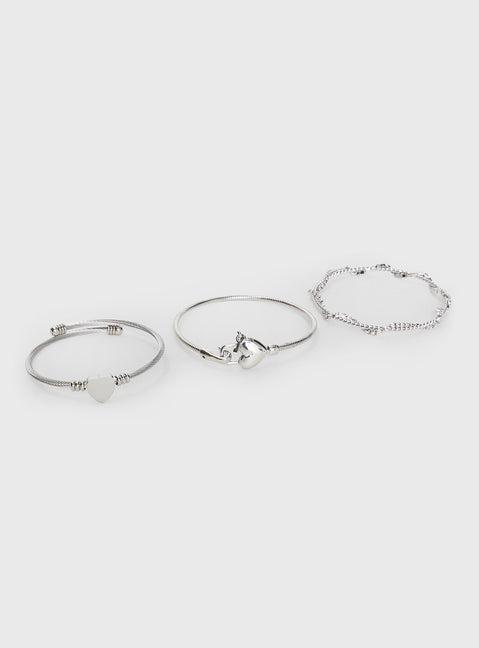 In The Moonlight Bracelet Pack Silver Product Image