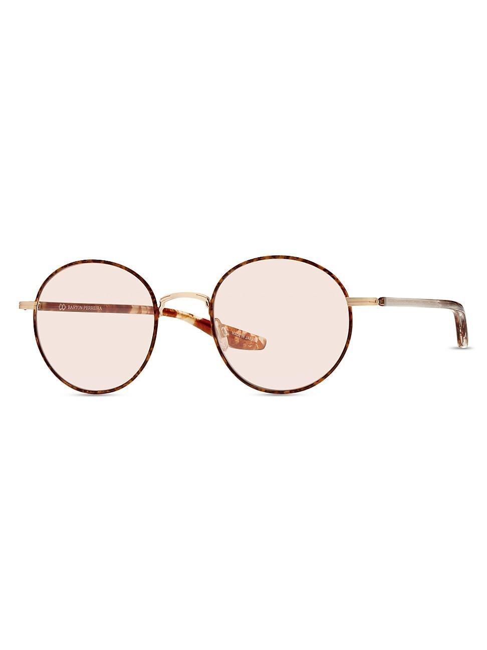 Mens Caster 50MM Round Sunglasses Product Image