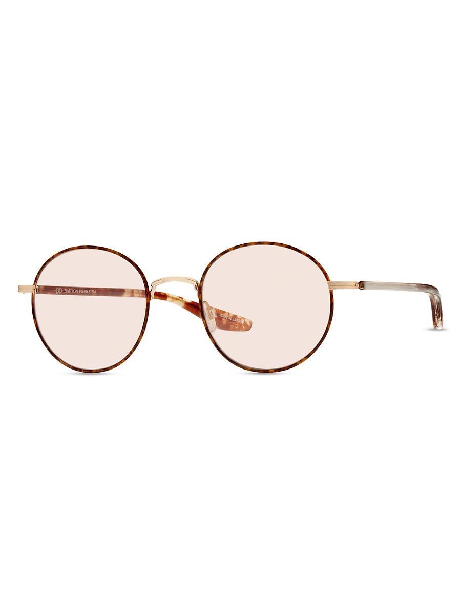 Mens Caster 50MM Round Sunglasses Product Image