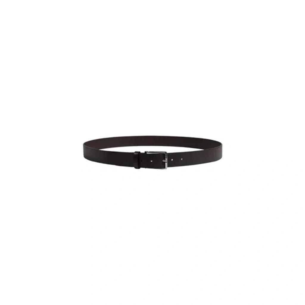 HUGO BOSS Brown Leather Men's Belt Product Image