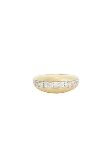 Pave Pistachio Dome Ring Product Image