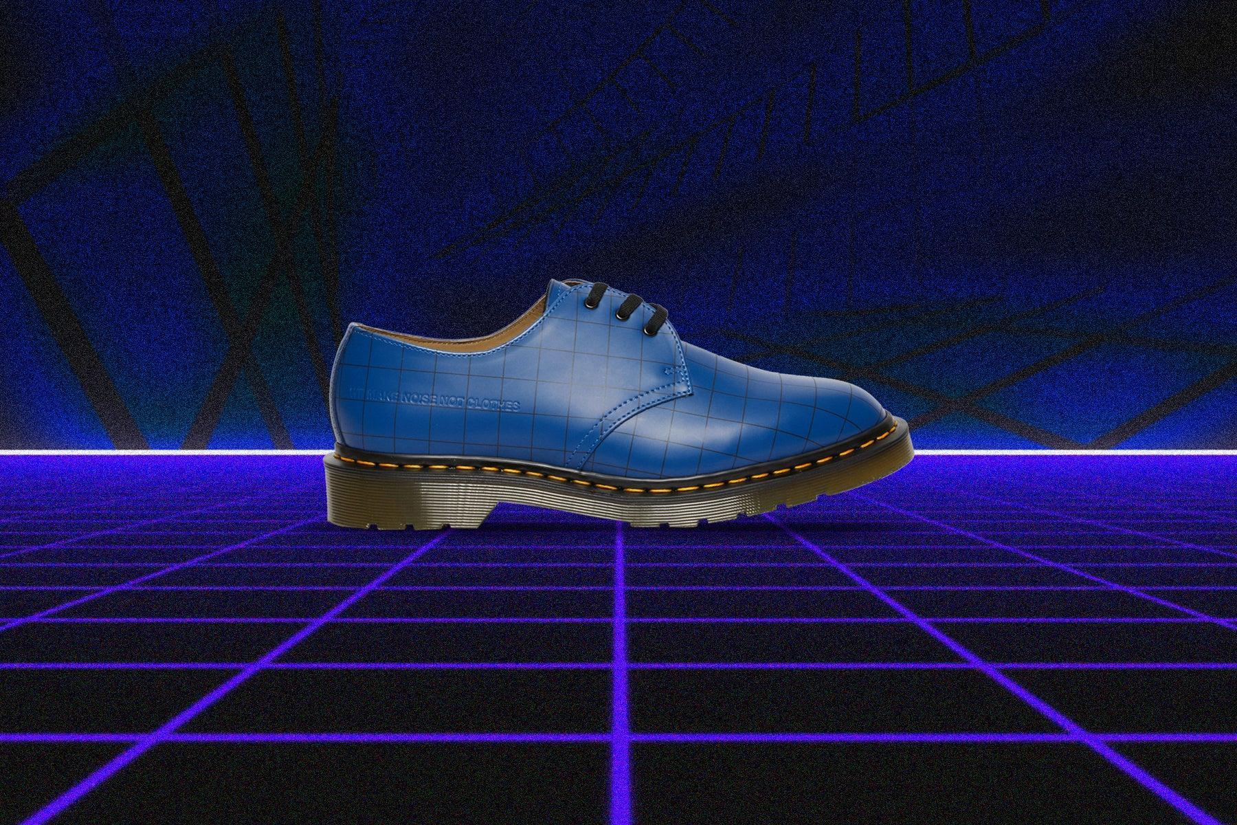 Dr. Martens x Undercover 1461 Check Smooth - Blue Male Product Image