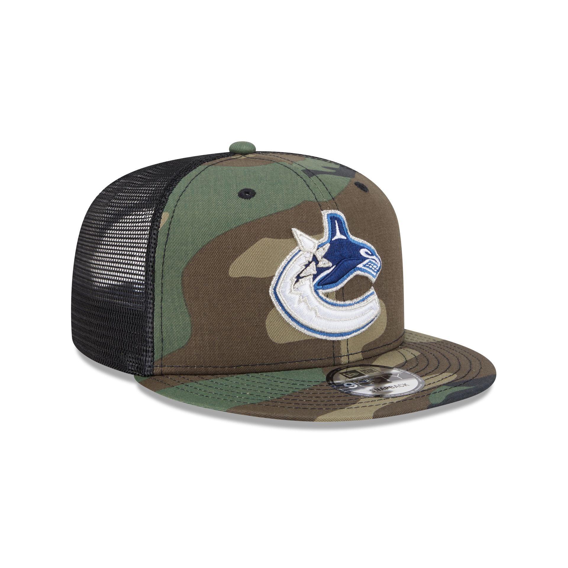 Vancouver Canucks Camo 9FIFTY Trucker Hat Male Product Image