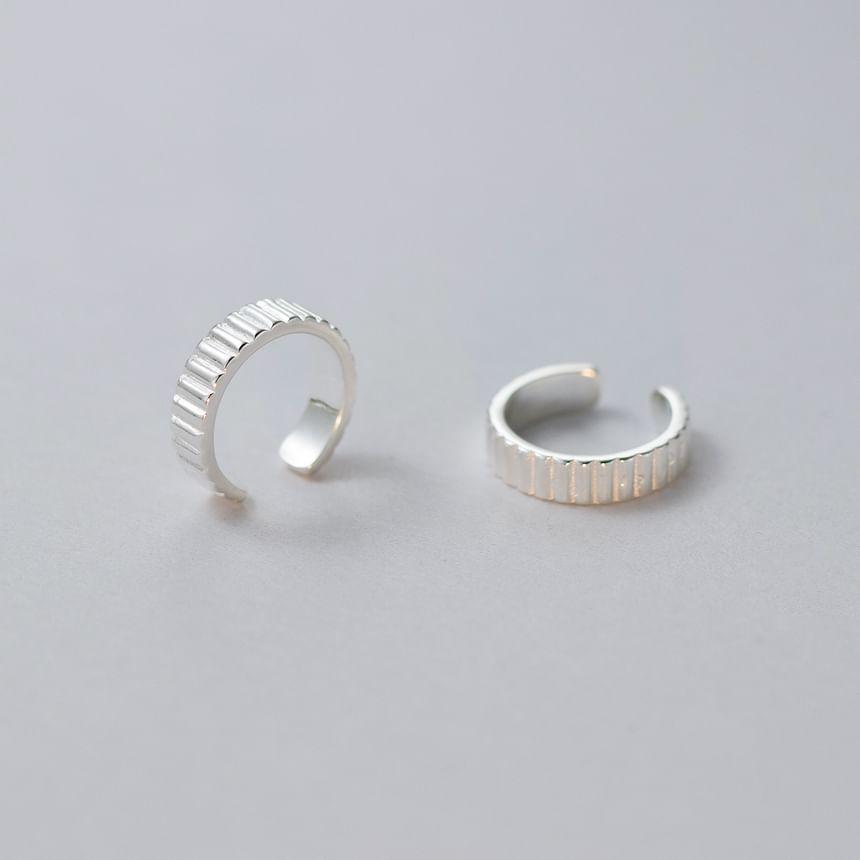 S925 Sterling Silver Gear Ear Cuff Product Image