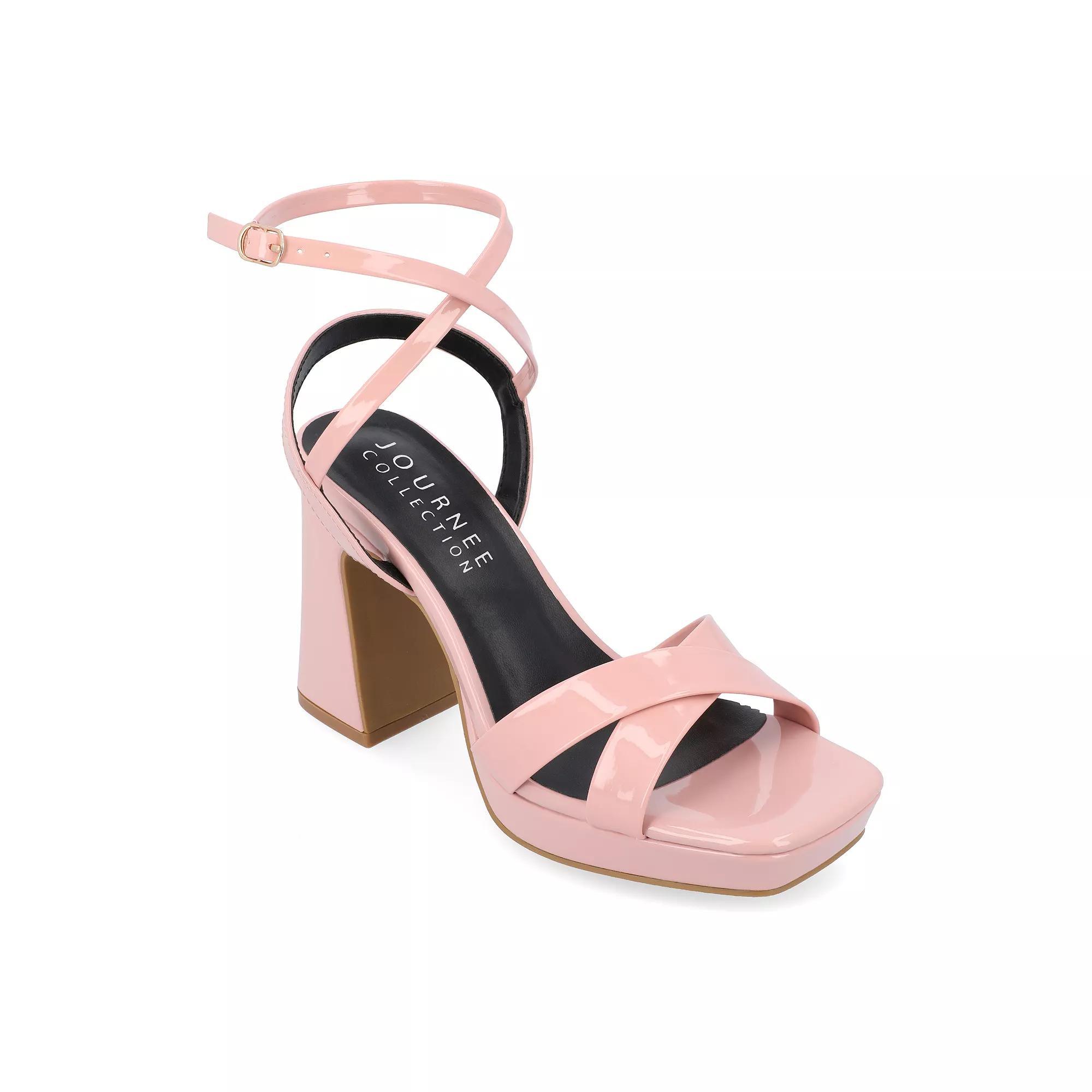 Journee Tru Comfort Foam™ Zorana Women's Sandals, Size: 11, Blush Product Image
