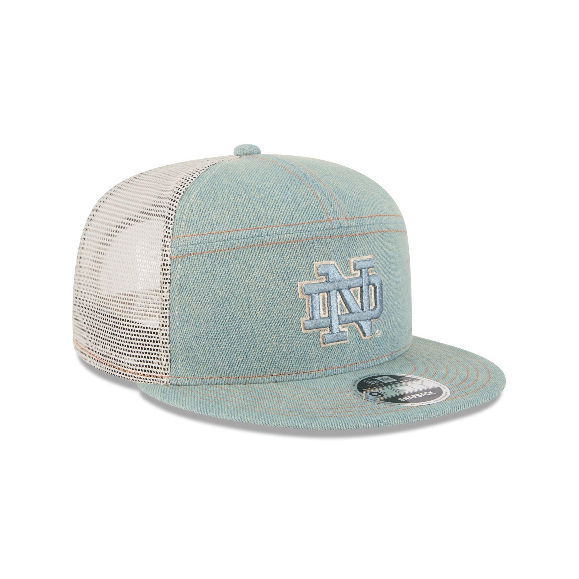 Notre Dame Fighting Irish Denim Split Panel 9FIFTY Trucker Hat Male Product Image