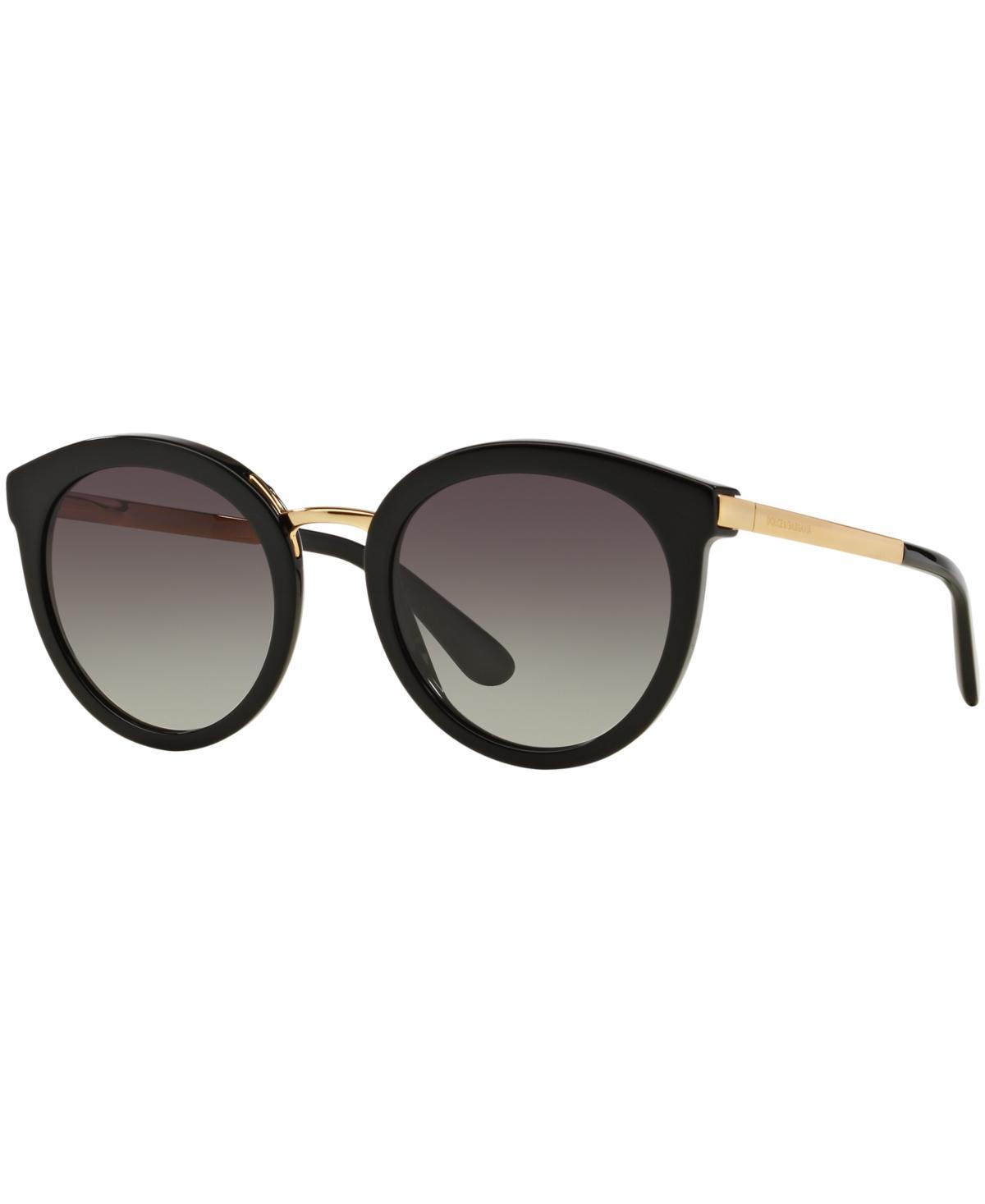 Dolce  Gabbana Womens Dg4268 52mm Round Sunglasses Product Image