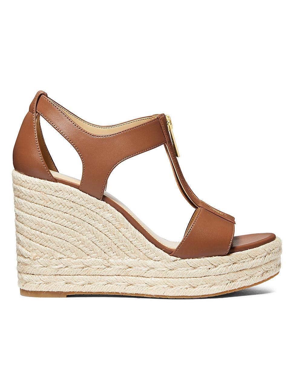 MICHAEL Michael Kors Berkley Mid Wedge (Denim) Women's Shoes Product Image