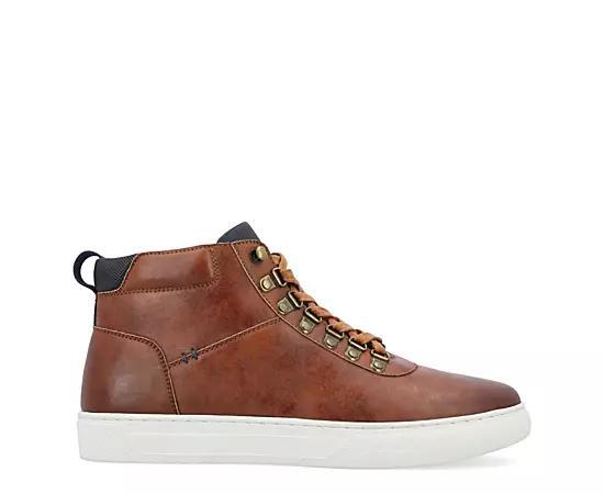 VANCE Ortiz Men's High Top Sneakers, Size: 12, Brown Product Image