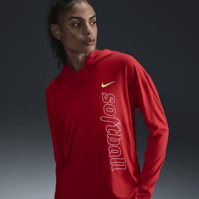 Nike Women's Dri-FIT Long-Sleeve Softball Hoodie Product Image