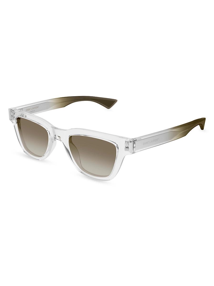 Mens SL 789 Jacquesm Acetate Rectangle Sunglasses Product Image