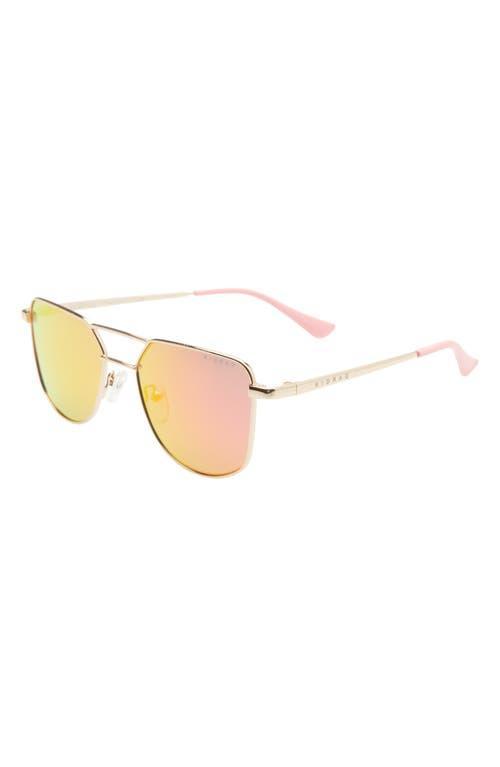 KidRaq Kids' Hipster 48mm Polarized Sunglasses in Pink Mirror at Nordstrom Product Image