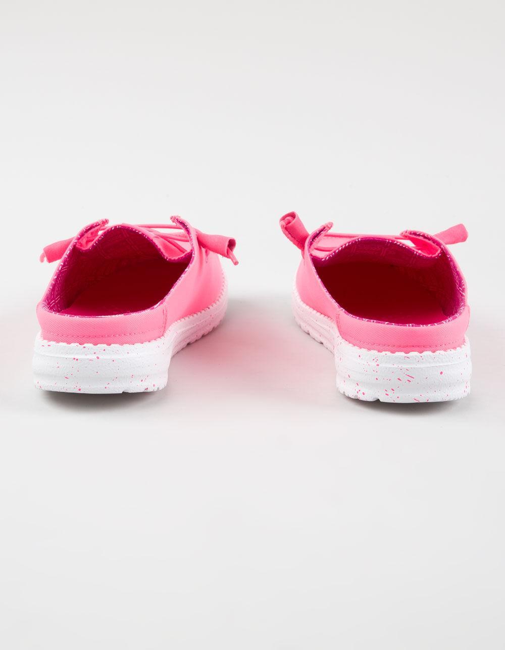 HEY DUDE Wendy Womens Slip On Shoes - NEON HOT PINK Product Image