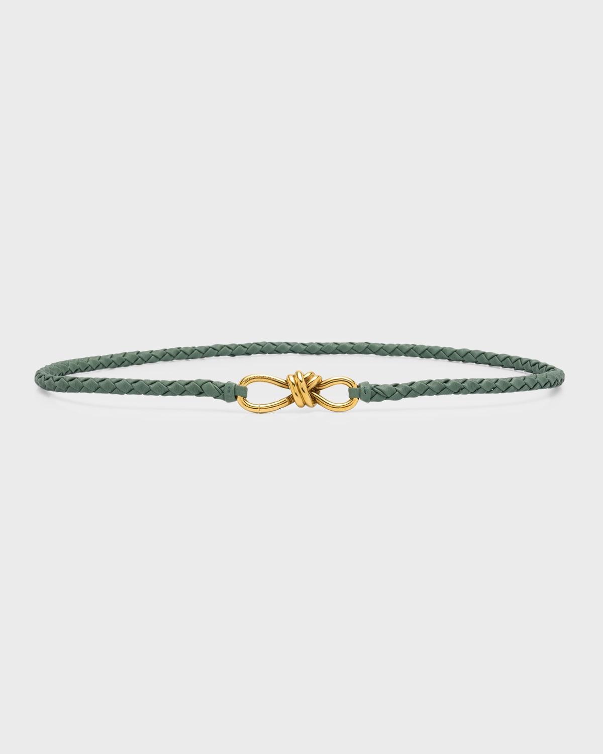 Intrecciato Braided Nappa Leather Belt Product Image