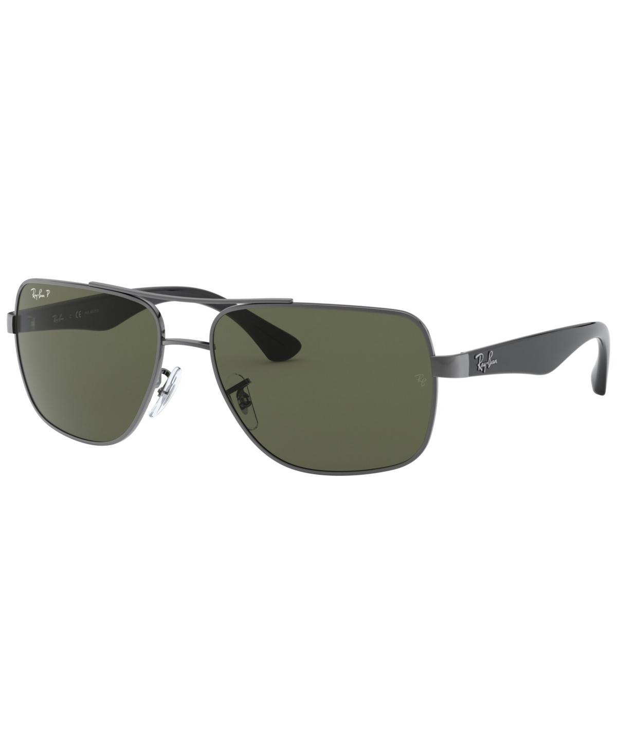 Ray-Ban Unisex 58mm Gradient Aviator Sunglasses in Black at Nordstrom Product Image