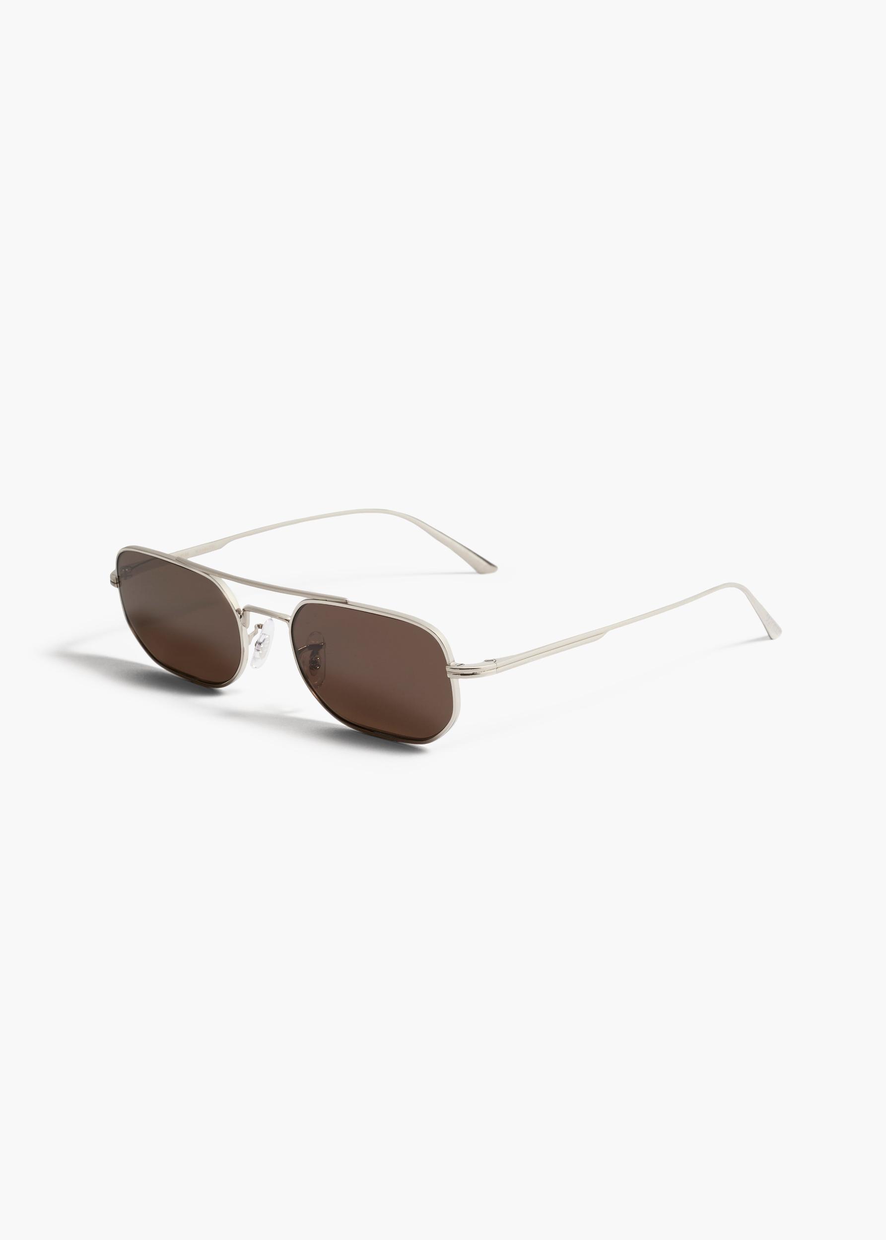 KHAITE x Oliver Peoples 1989C in Gold and Dark Brown Product Image