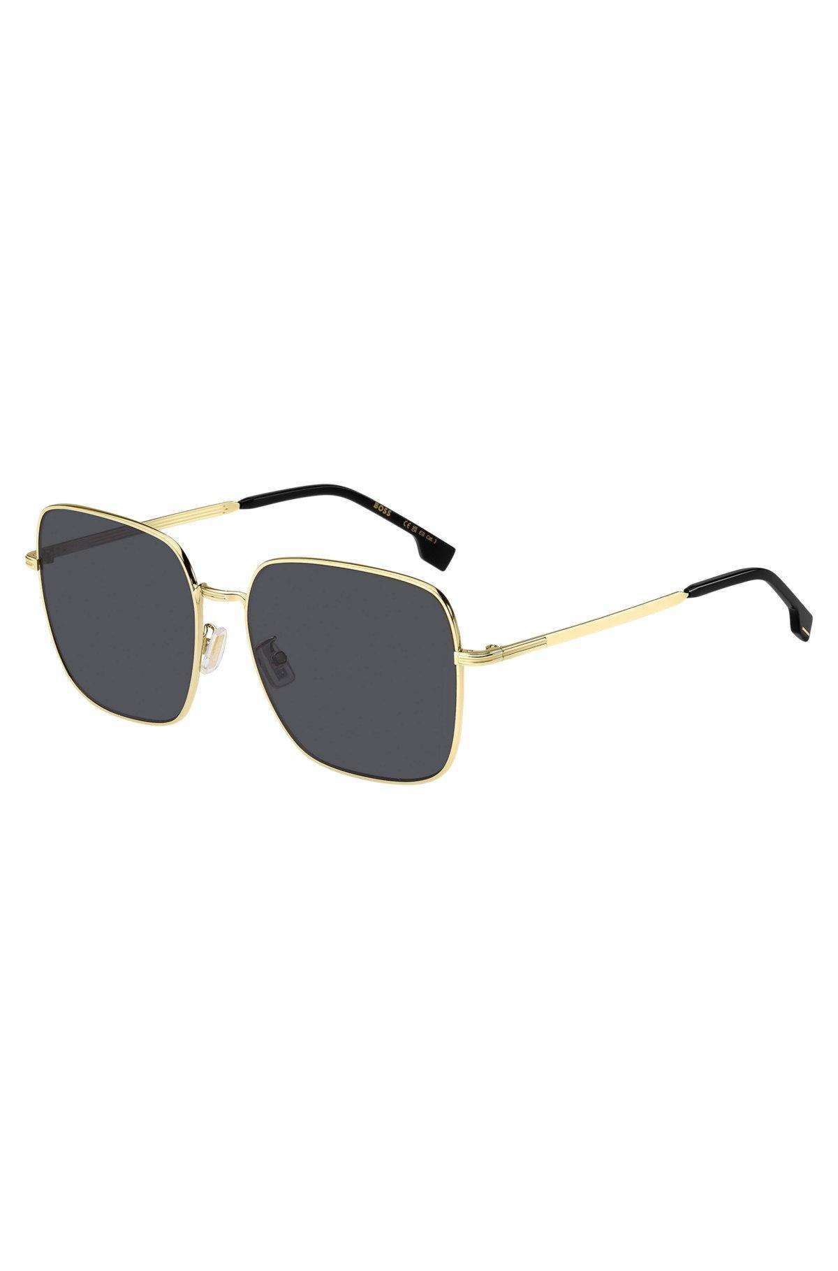 Men's Ray-Ban 0RB0840S 51mm Mega Wayfarer Square Gradient Sunglasses, Black Product Image