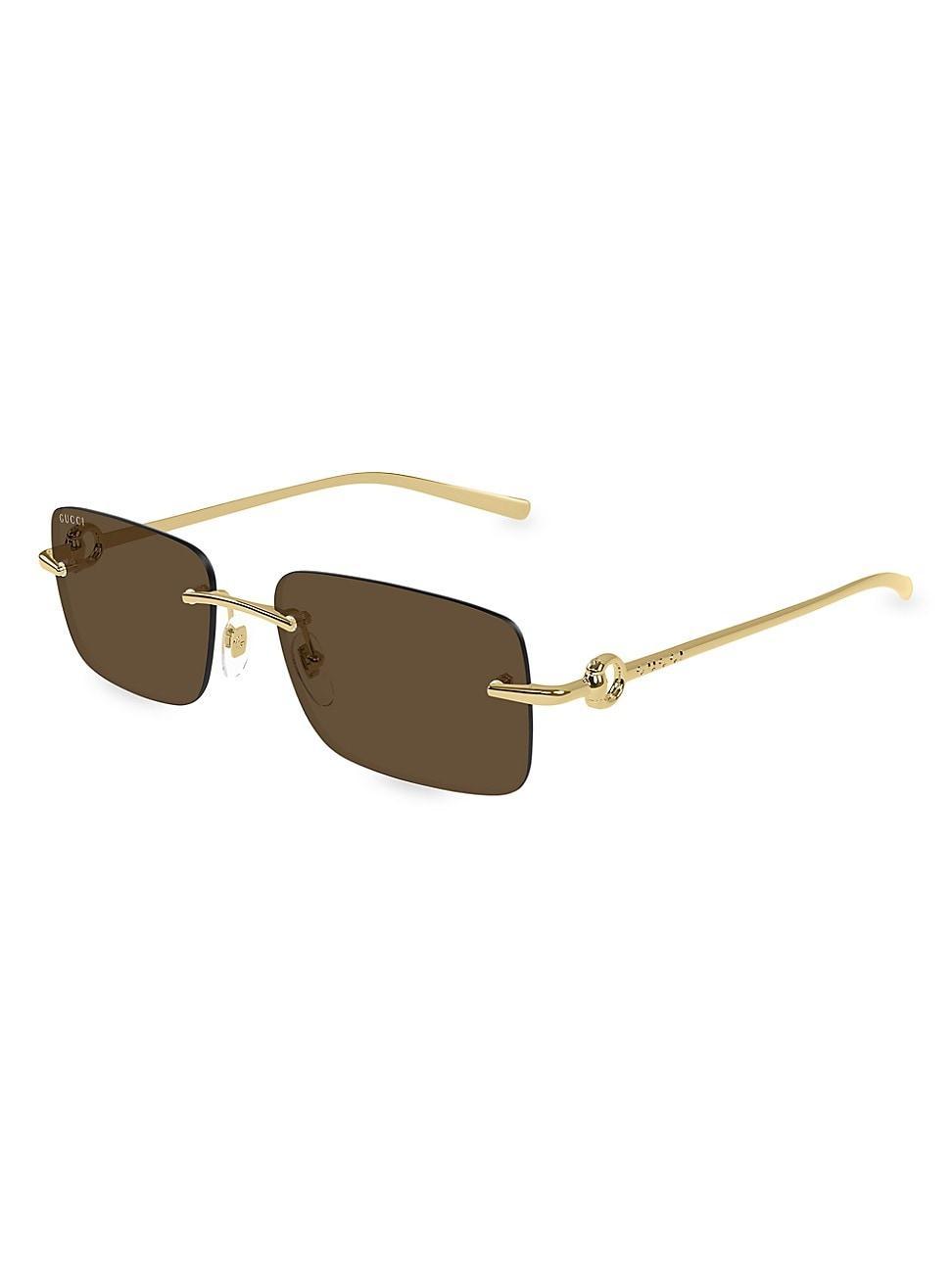 Mens GG1703SM Rimless Rectangle Sunglasses Product Image