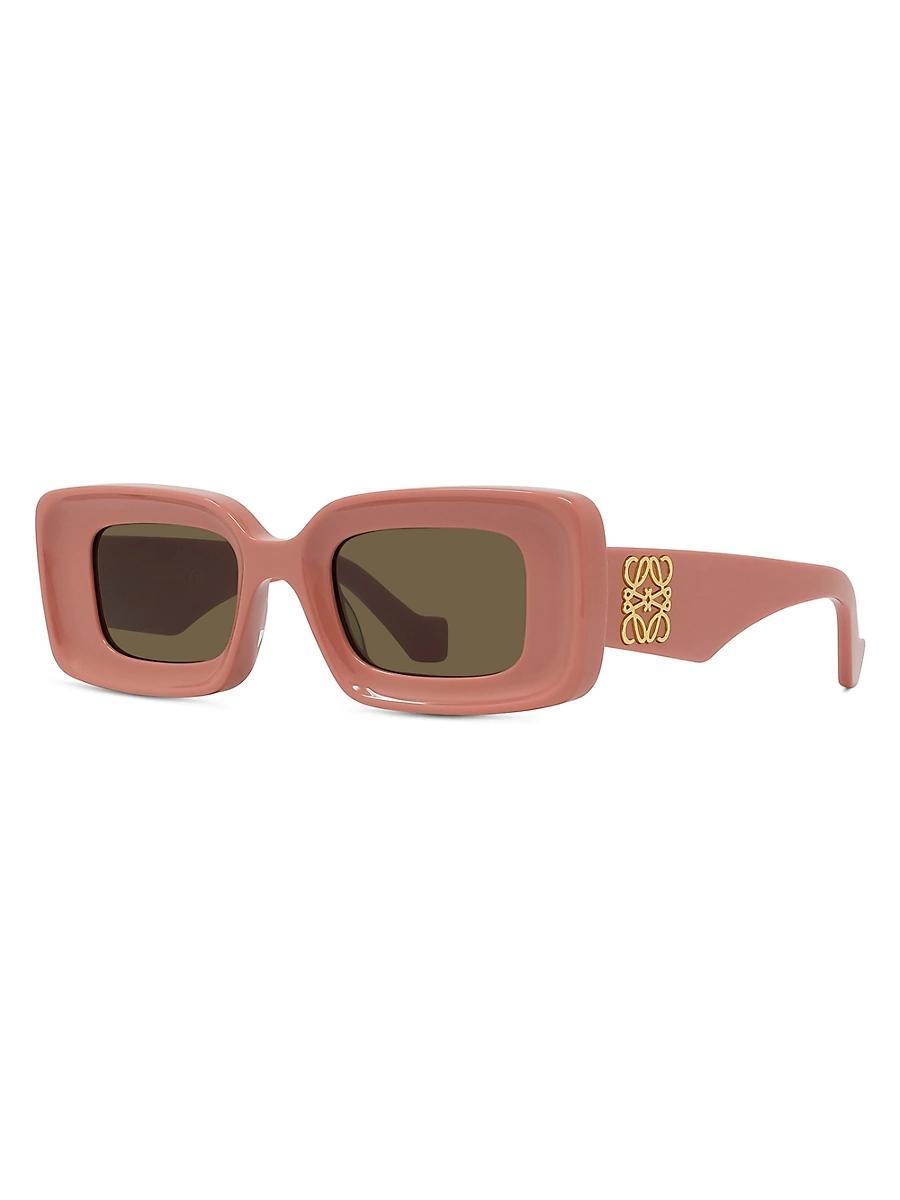Anagram Beveled Acetate Rectangle Sunglasses Product Image