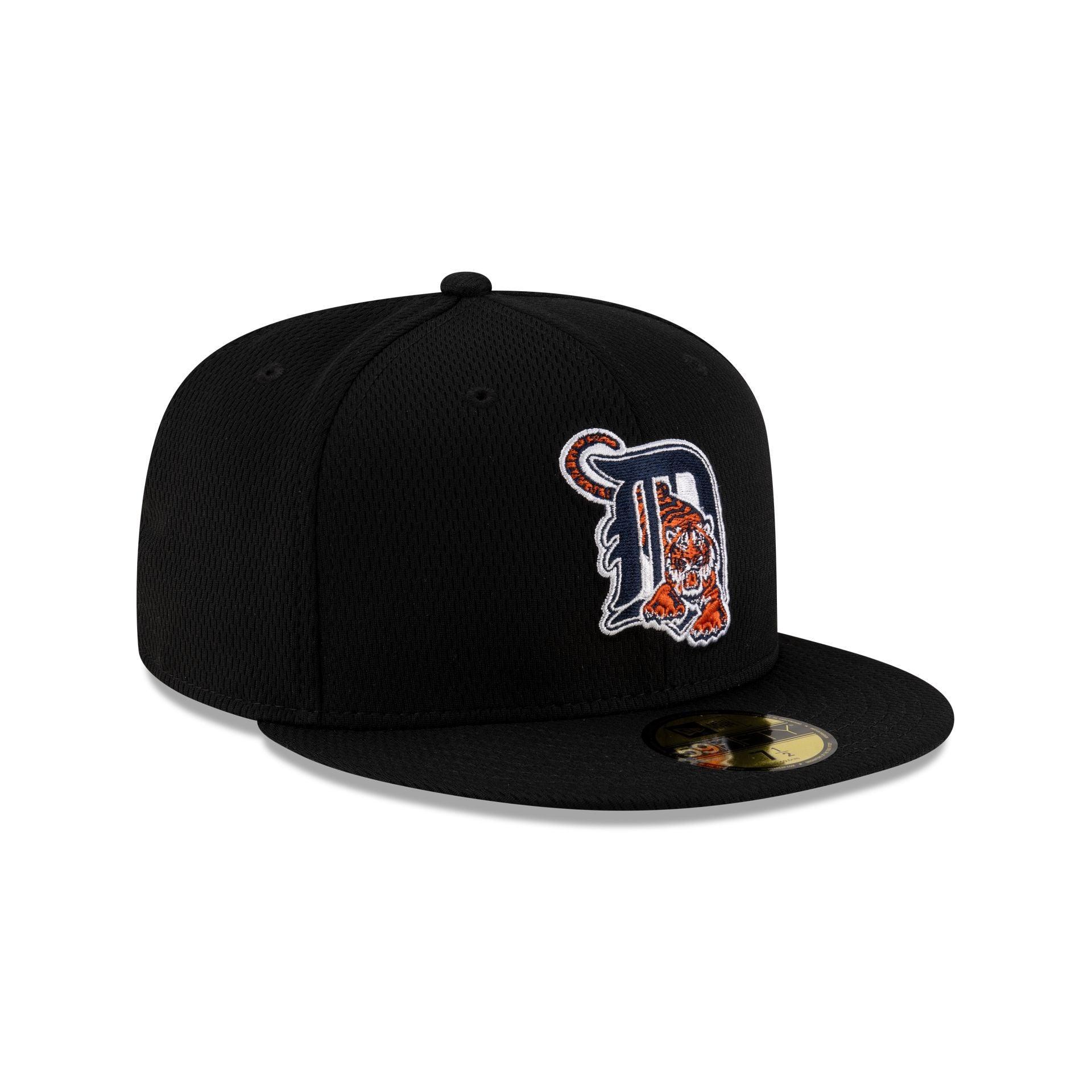 Detroit Tigers 2025 Clubhouse Alt Black 59FIFTY Fitted Hat Male Product Image