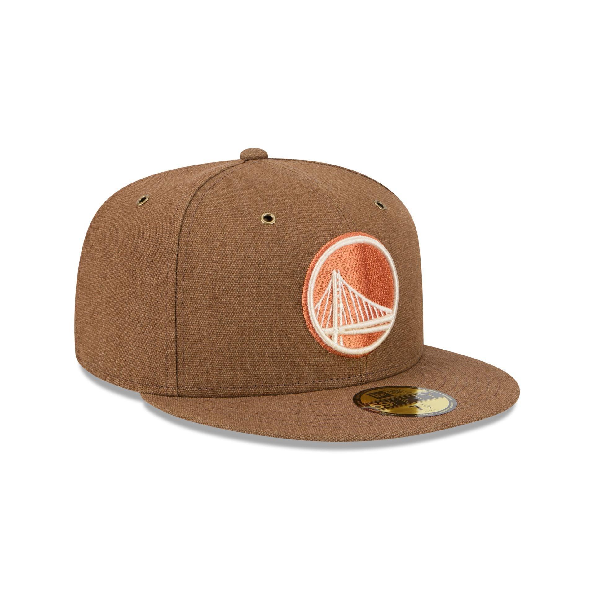 Golden State Warriors Antique Plaid 59FIFTY Fitted Hat Male Product Image
