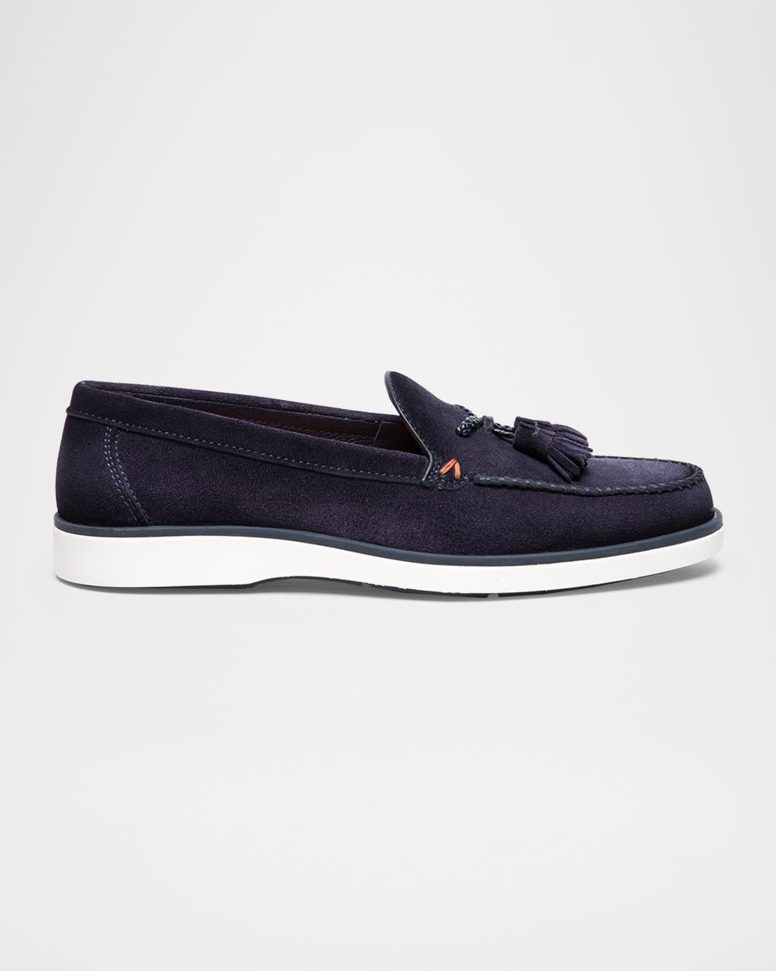 Men's Tulsi Suede Tassel Loafers Product Image