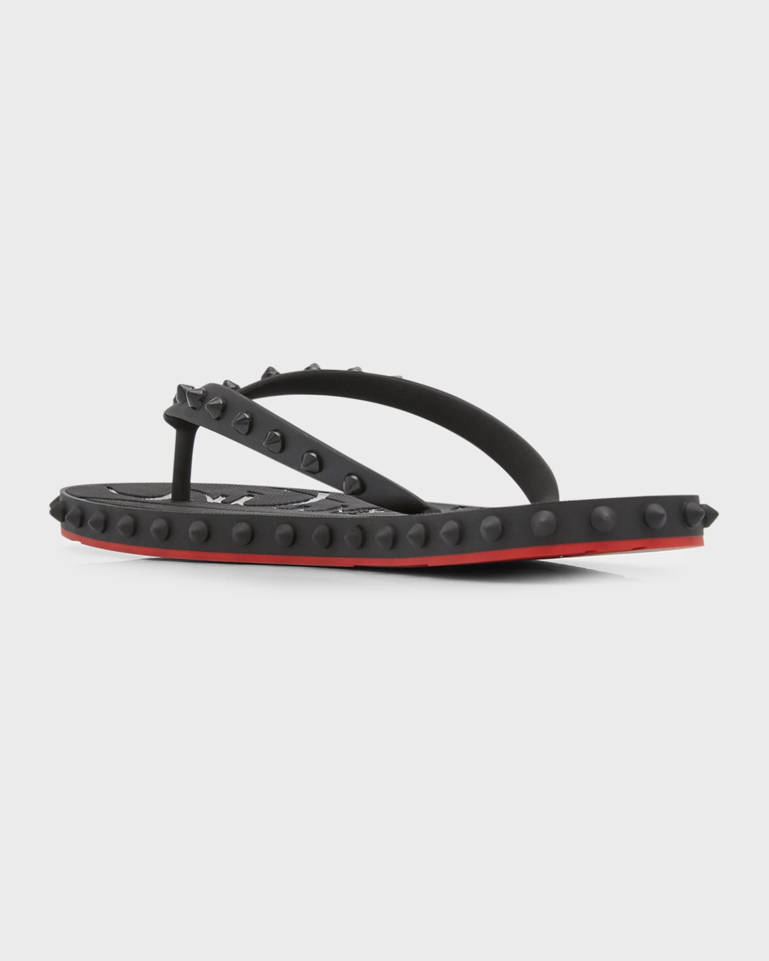 Loubi Donna Spike Red Sole Flip Flops Product Image