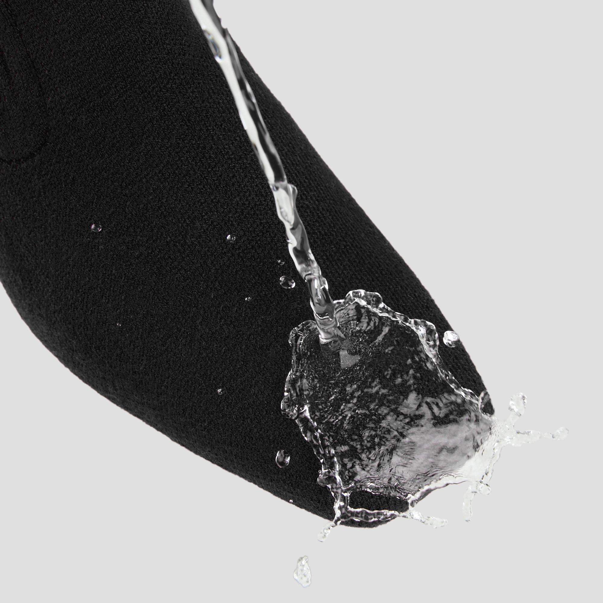 Square-Toe Water-Repellent Wool Knee High Boots (Rebecca Pro） Product Image