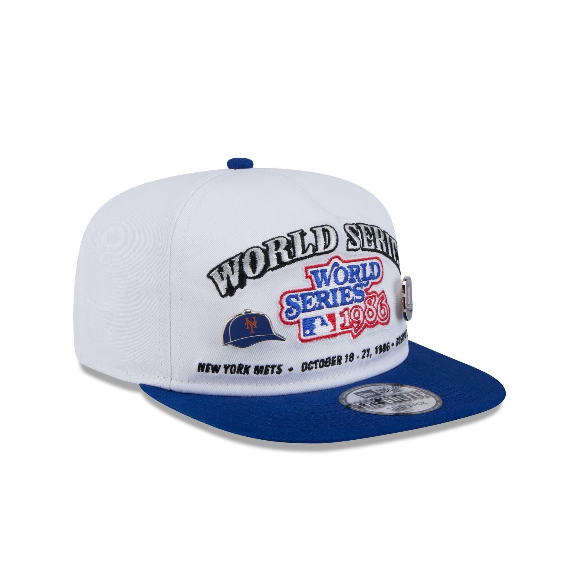 MLB World Series 1986 Championship Pin Golfer Hat Male Product Image