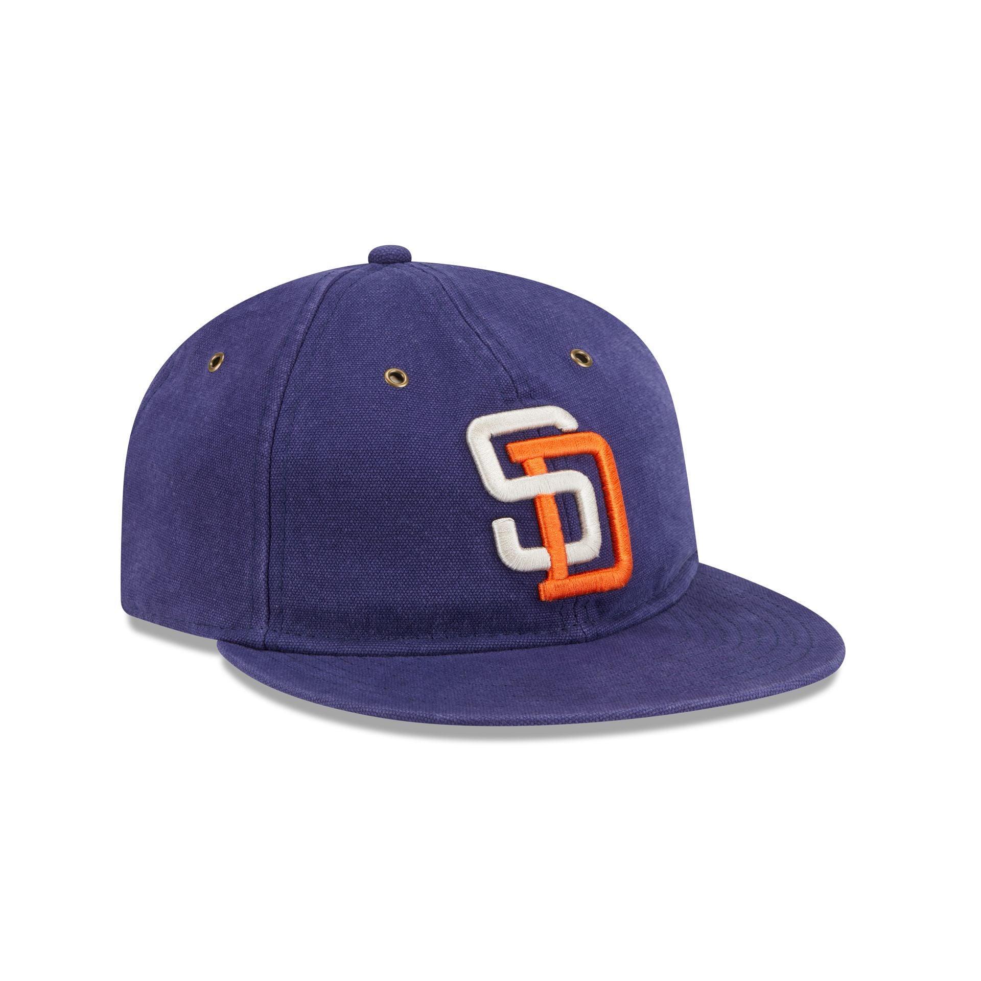 Cleveland Guardians Cotton Canvas Retro Crown 9FIFTY Adjustable Hat Male Product Image