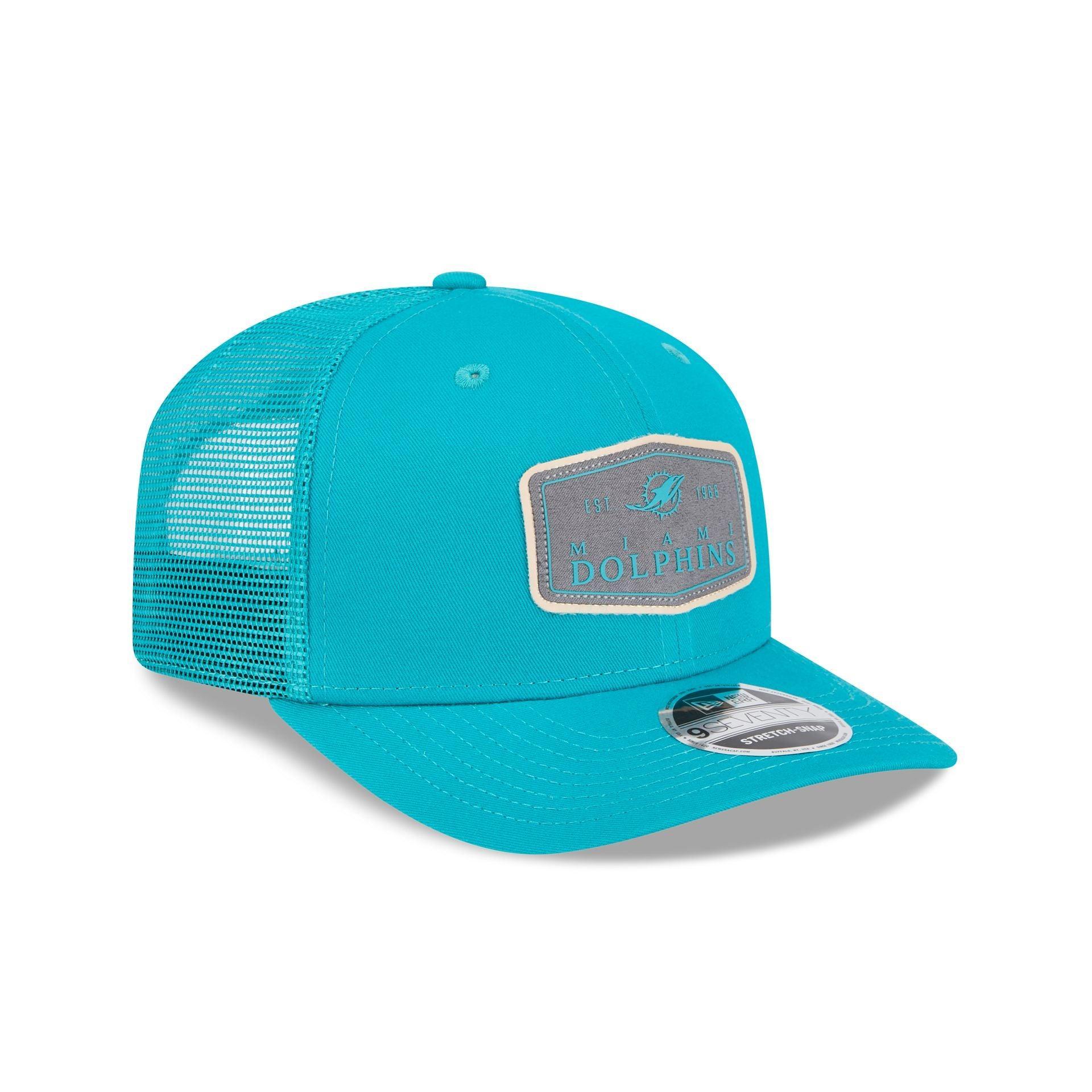 Tyler Herro x Miami Heat Vice Blue Brightrose 9SEVENTY Stretch-Snap Hat Male Product Image