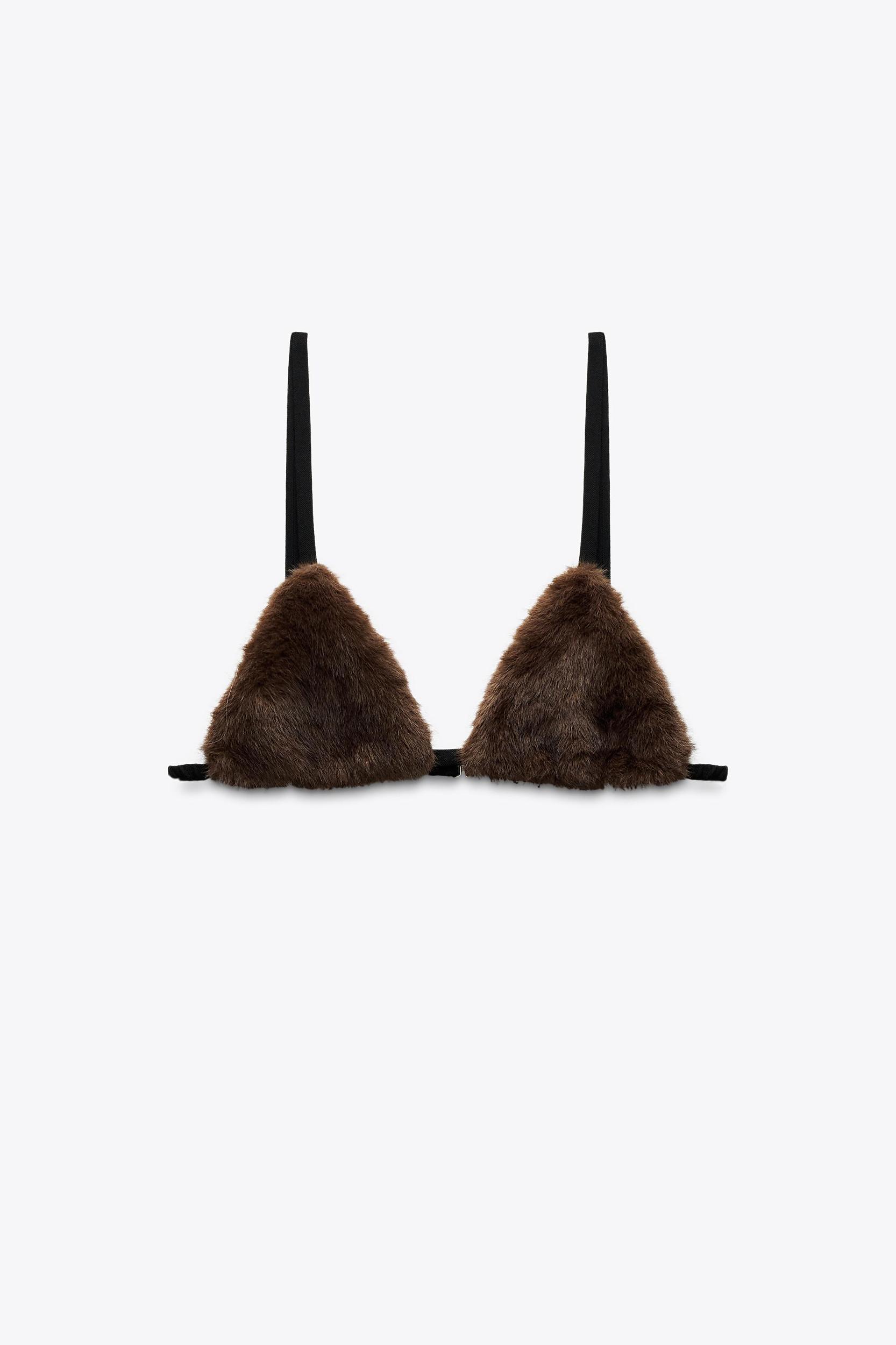 FAUX FUR BRALETTE LIMITED EDITION Product Image