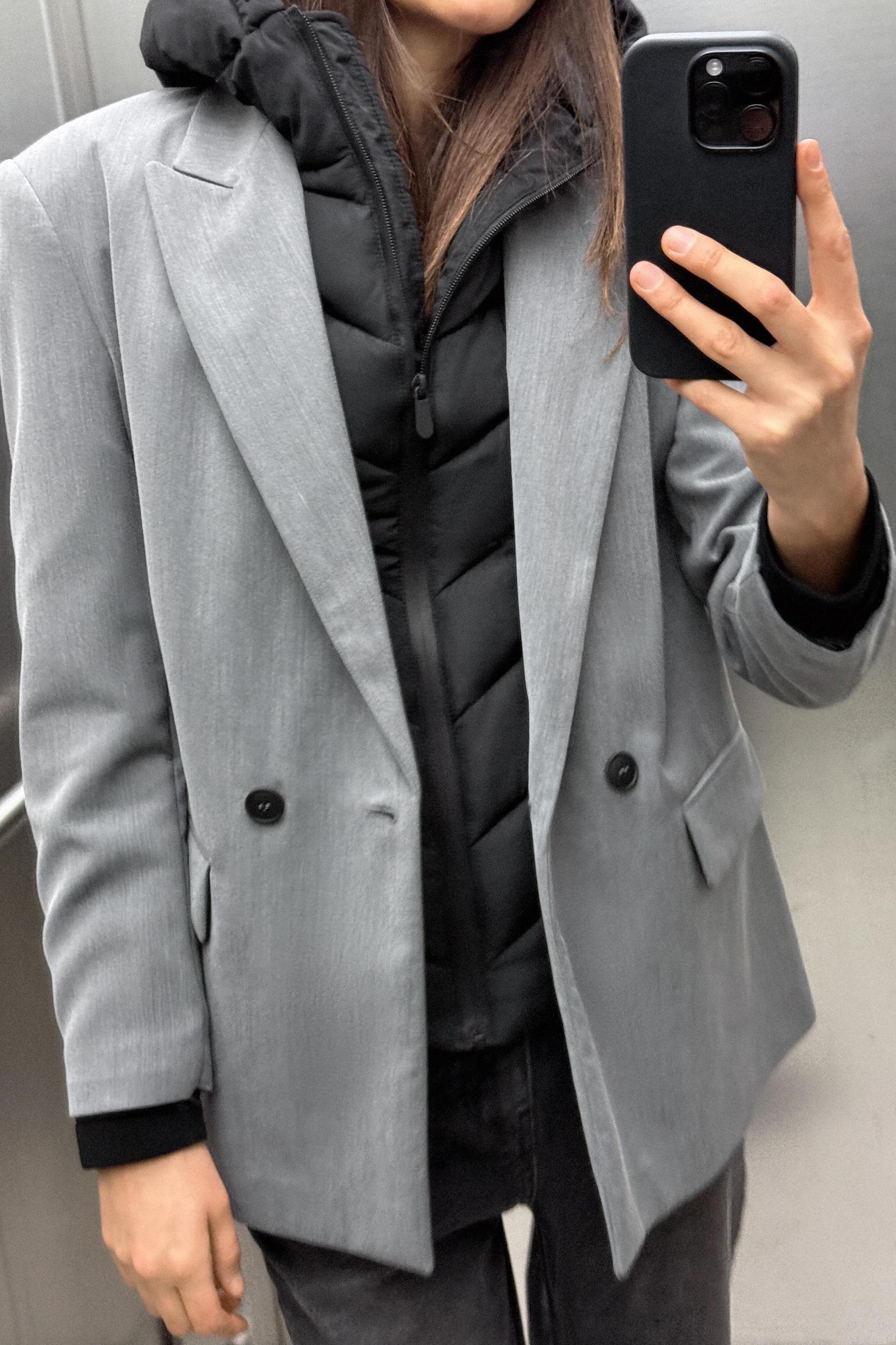 SATIN EFFECT POCKET SHIRT ZW COLLECTION Product Image