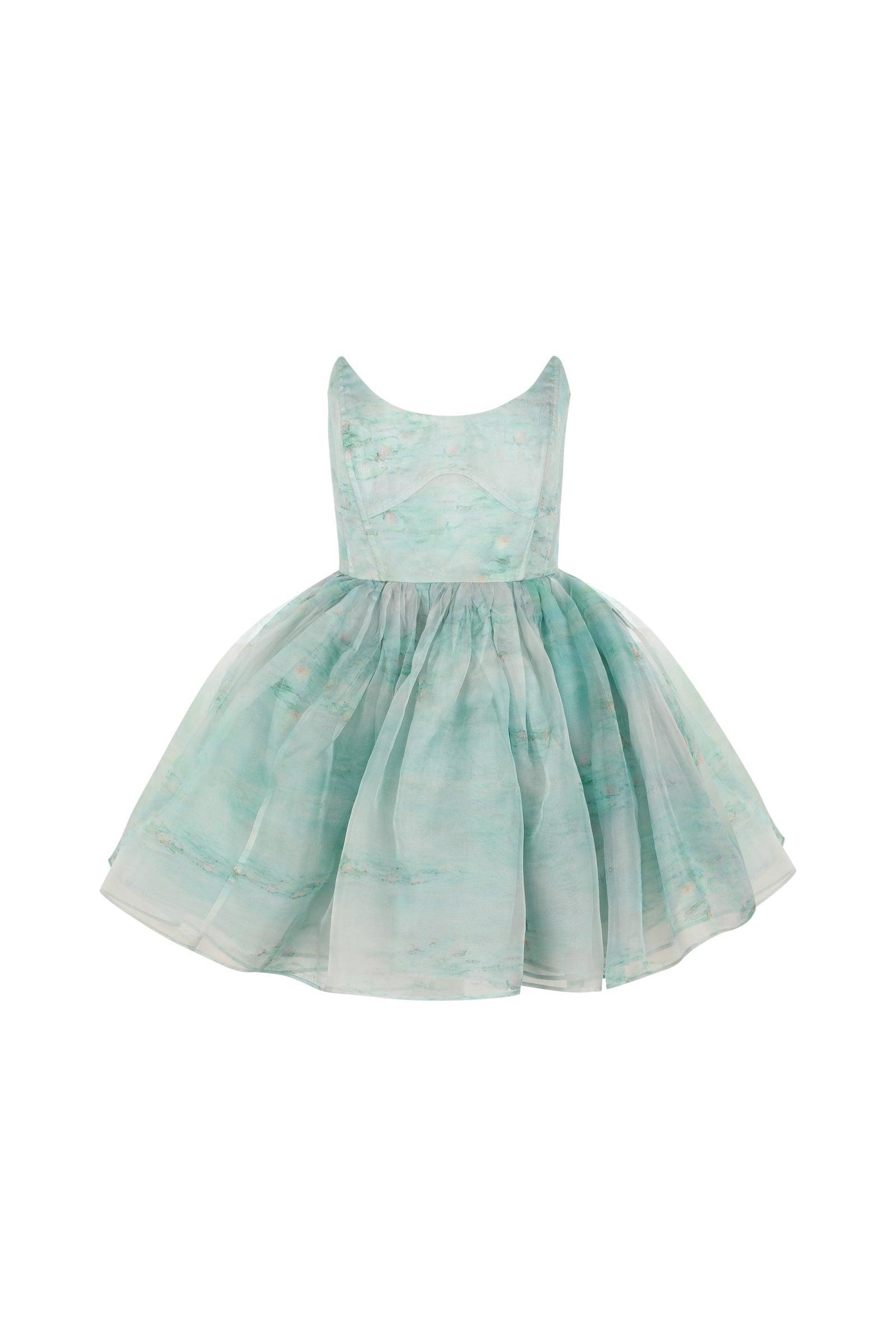 The Silk Gauze Water Lilies Veuve Dress Product Image