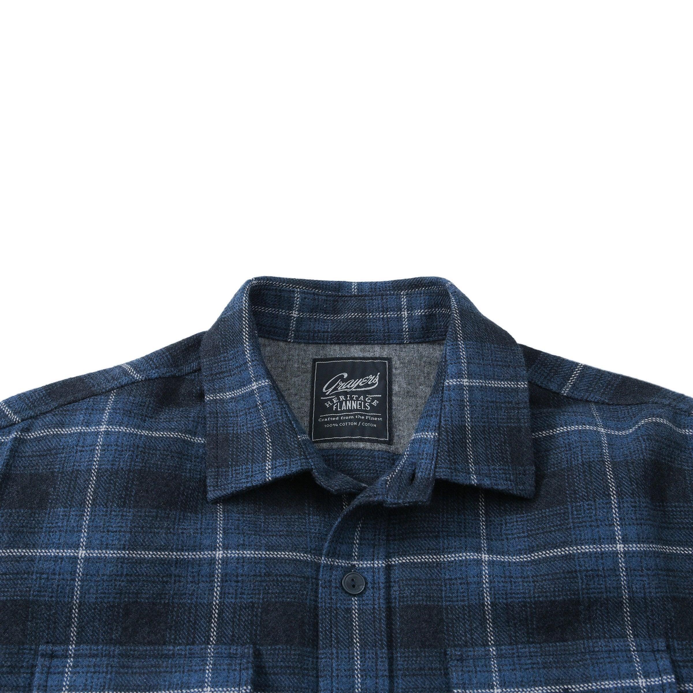 Clarke Heritage Flannel - Blue Charcoal (Final Sale)* Product Image