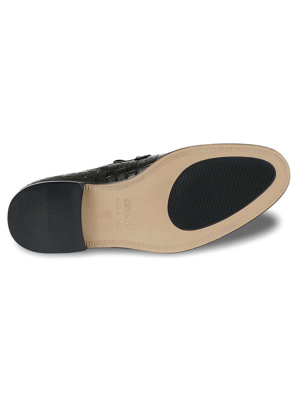 Shiloh Kiltie Loafer - Black Product Image