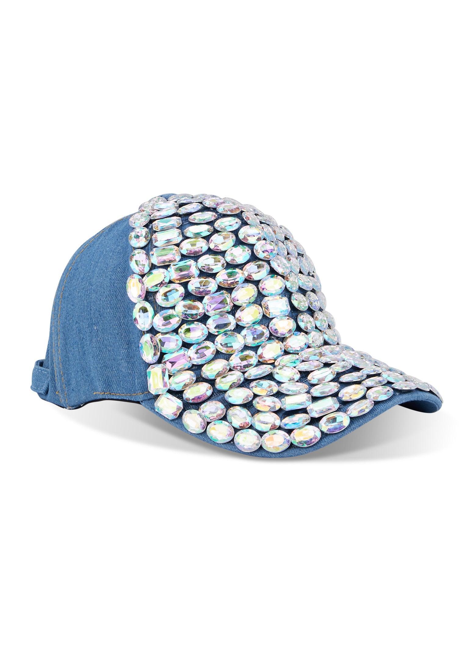 Womens Gemstone Baseball Cap Product Image